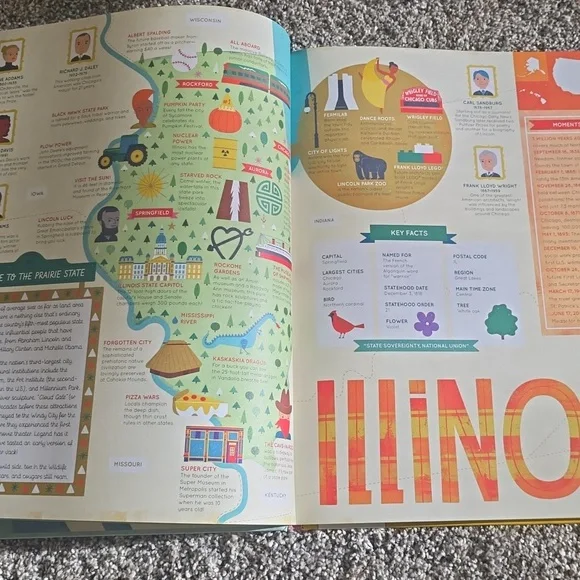 'The 50 States' Kids Map Book - Picture 3 of 10